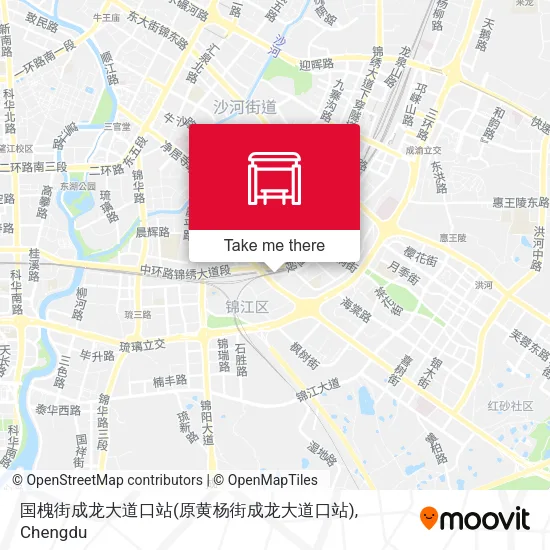 国槐街成龙大道口站(原黄杨街成龙大道口站) map