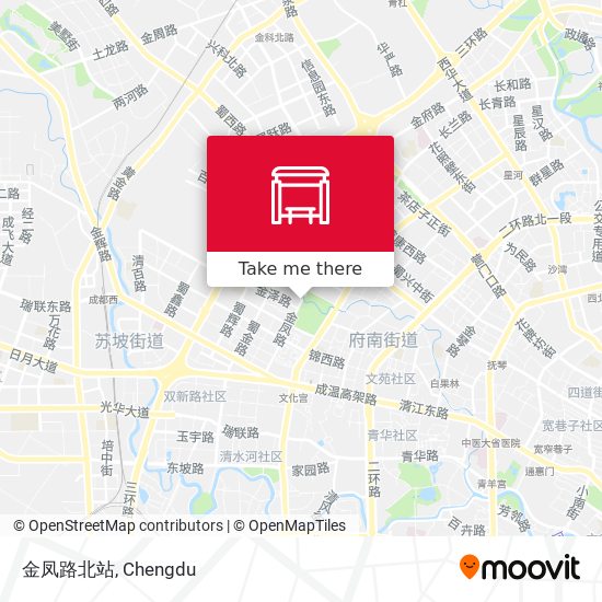 金凤路北站 map