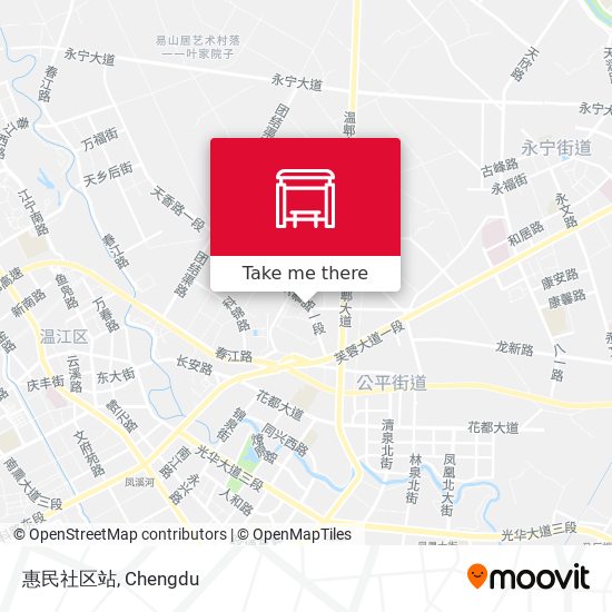 惠民社区站 map