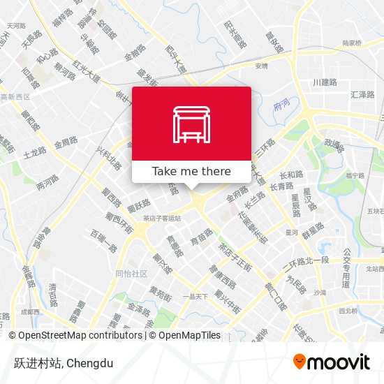 跃进村站 map