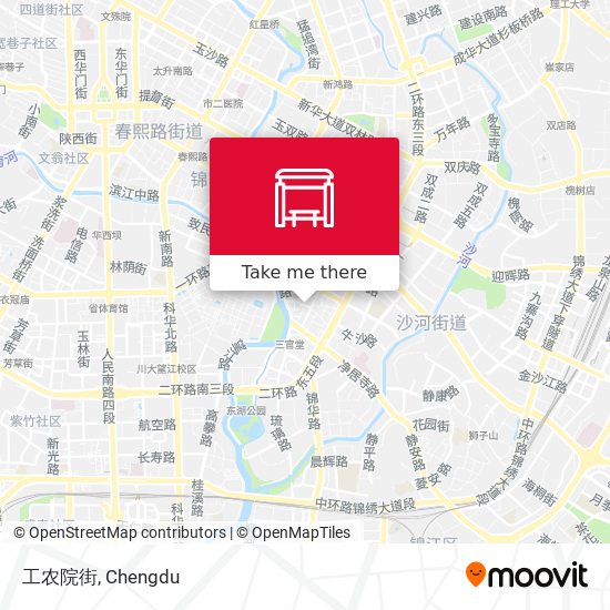 工农院街 map
