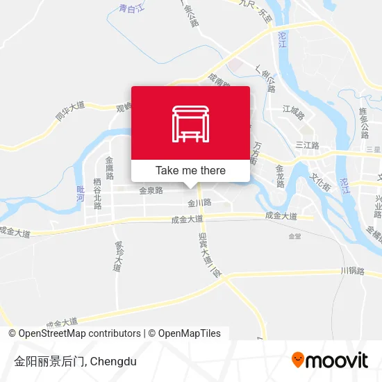 金阳丽景后门 map