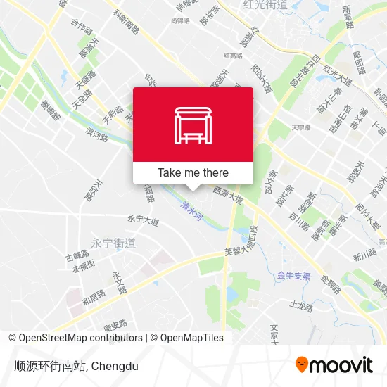 顺源环街南站 map
