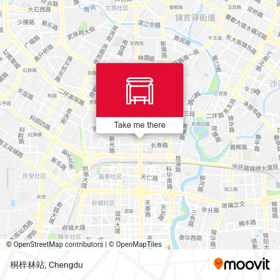 桐梓林站 map