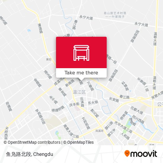 鱼凫路北段 map