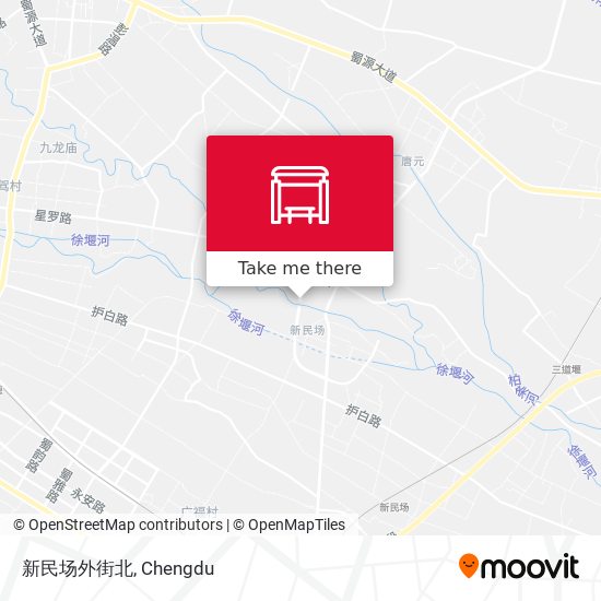 新民场外街北 map