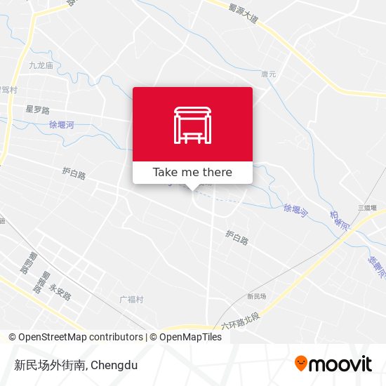 新民场外街南 map