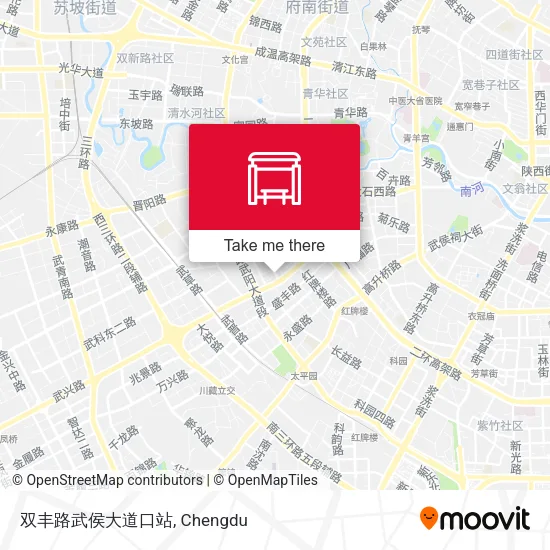 双丰路武侯大道口站 map