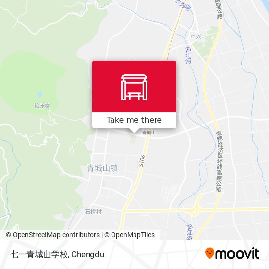 七一青城山学校 map