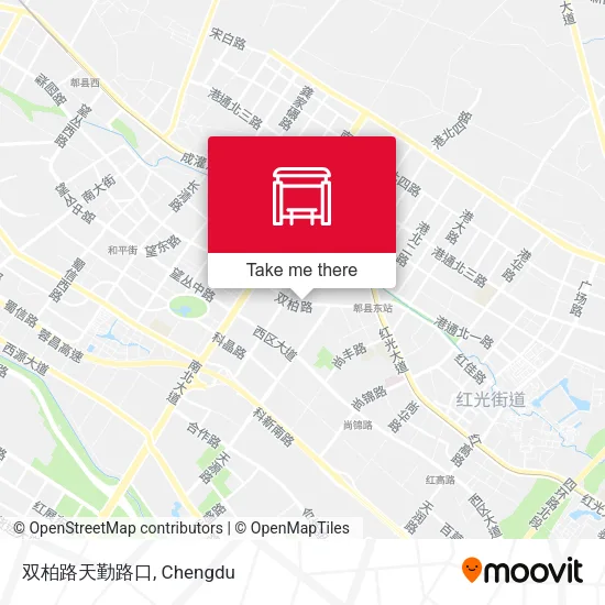 双柏路天勤路口 map