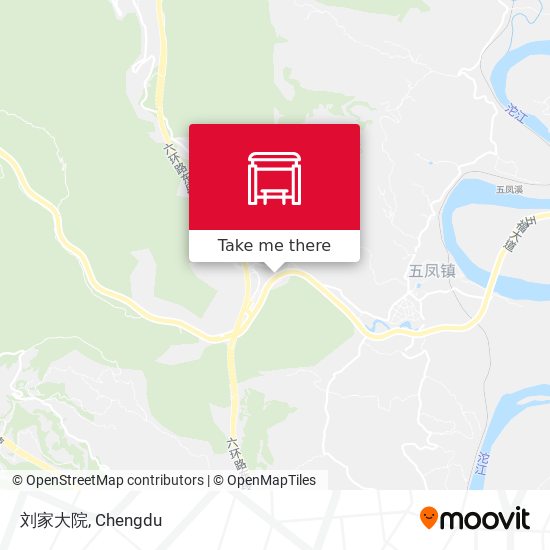 刘家大院 map