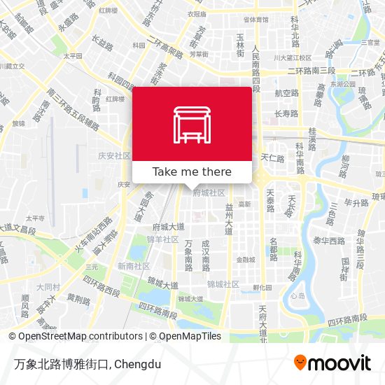 万象北路博雅街口 map