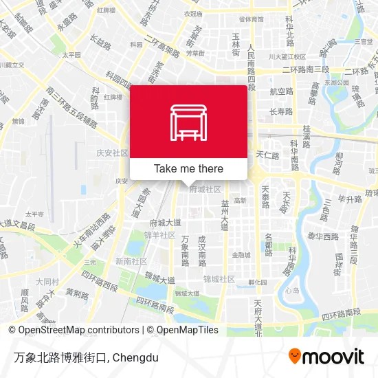 万象北路博雅街口 map