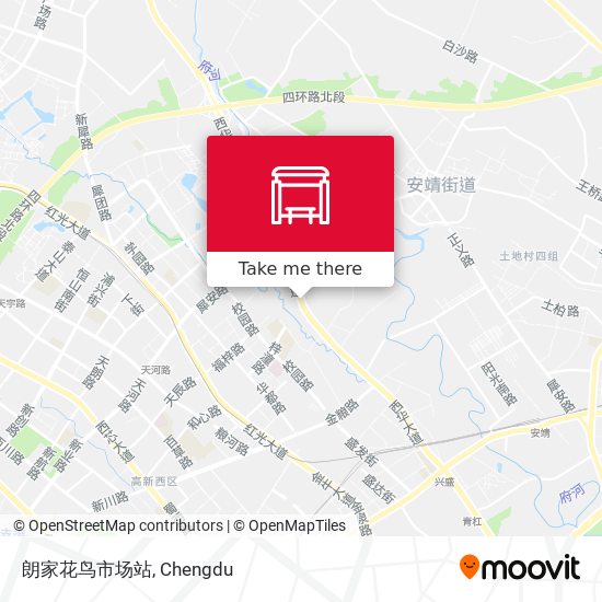 朗家花鸟市场站 map