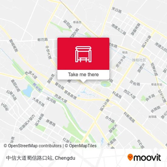 中信大道蜀信路口站 map