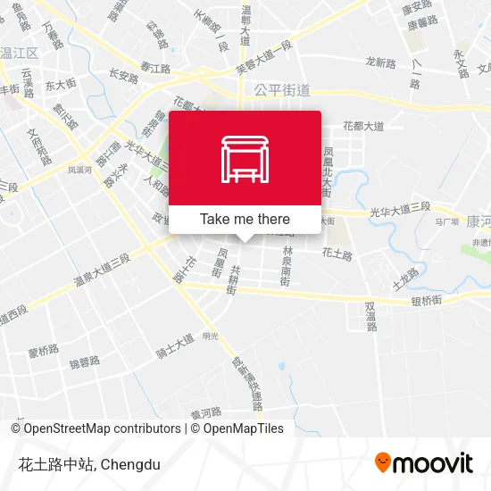 花土路中站 map