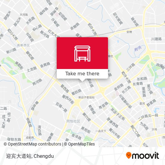 迎宾大道站 map