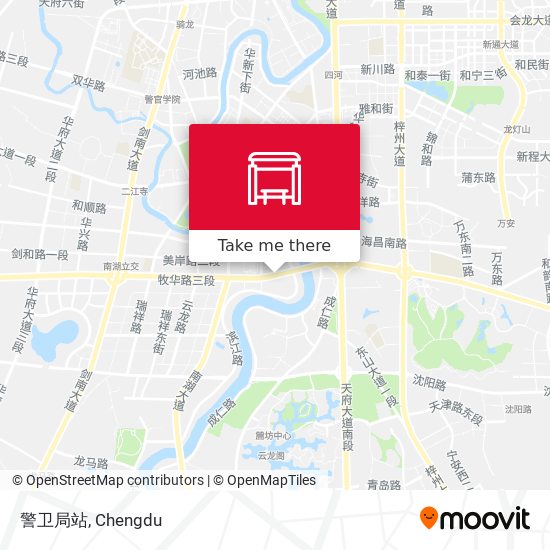 警卫局站 map