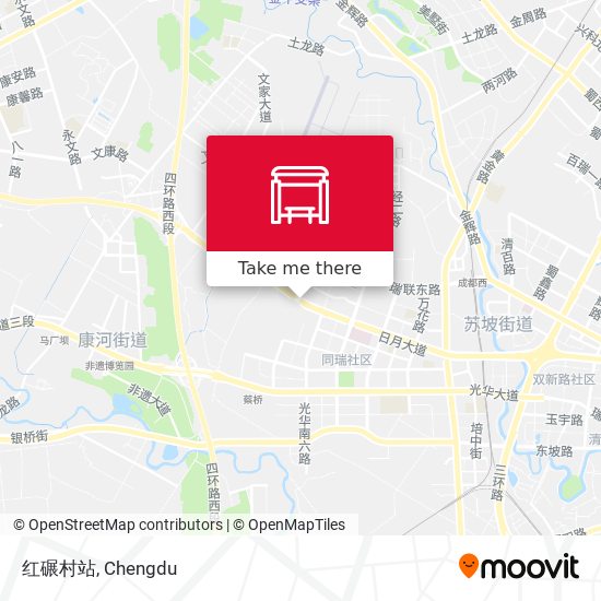红碾村站 map