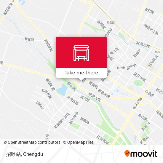 招呼站 map