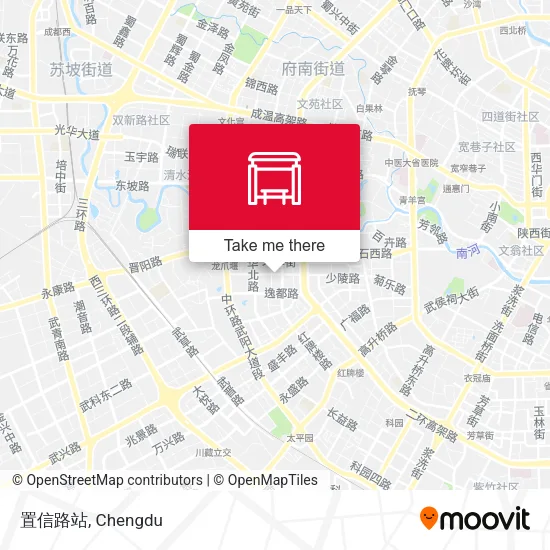 置信路站 map