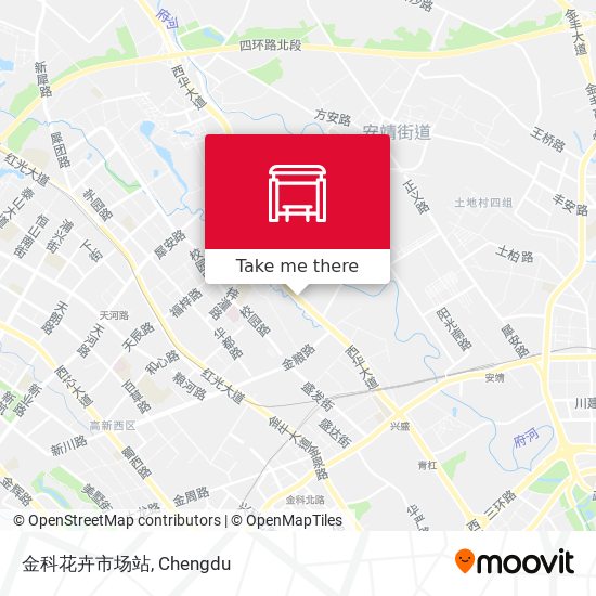金科花卉市场站 map