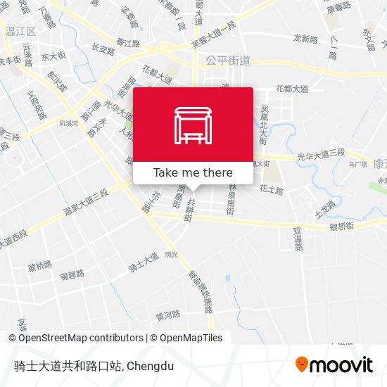 骑士大道共和路口站 map