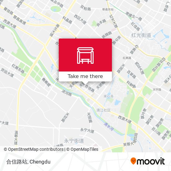 合信路站 map