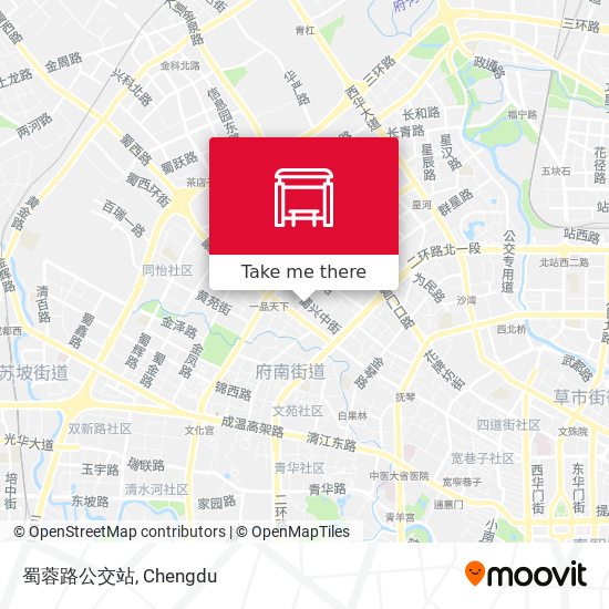 蜀蓉路公交站 map