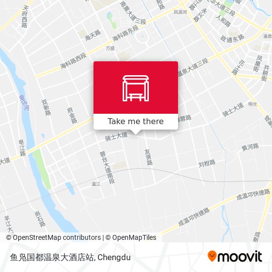 鱼凫国都温泉大酒店站 map