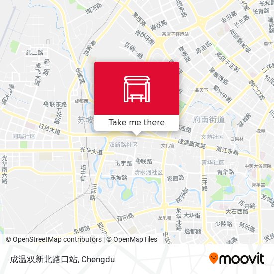 成温双新北路口站 map