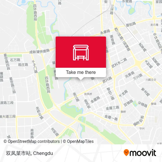 双凤菜市站 map