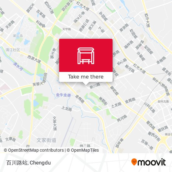 百川路站 map