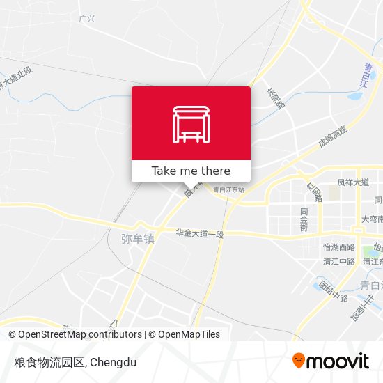 粮食物流园区 map