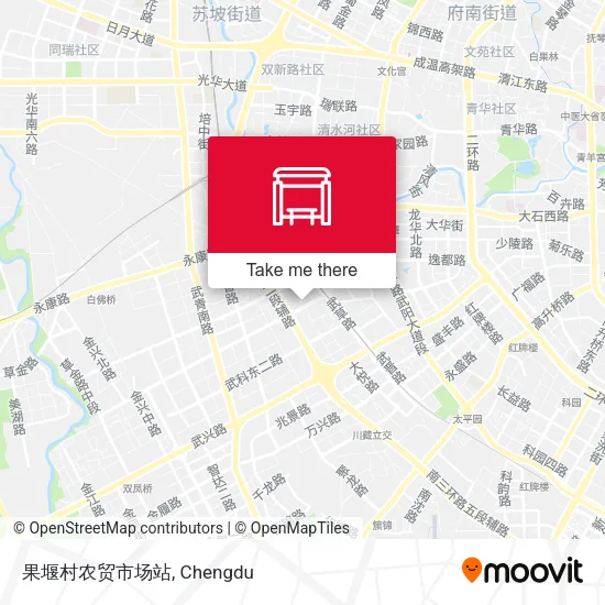 果堰村农贸市场站 map