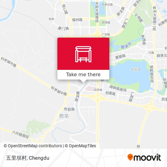 五里坝村 map