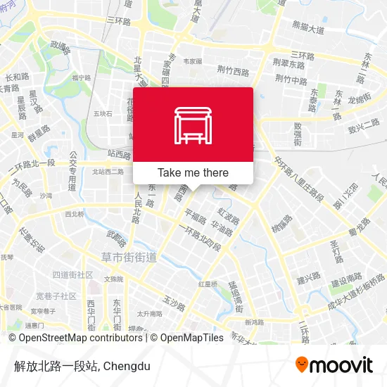 解放北路一段站 map
