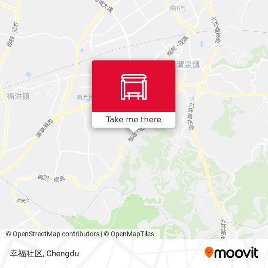 幸福社区 map