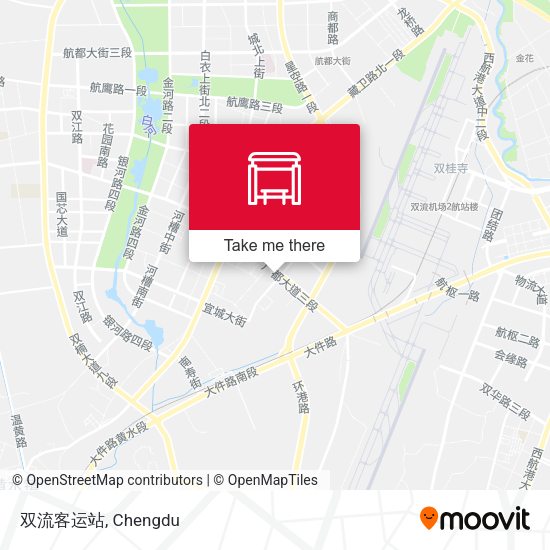 双流客运站 map