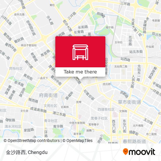 金沙路西 map