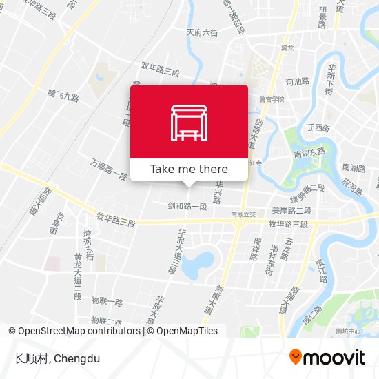 长顺村 map