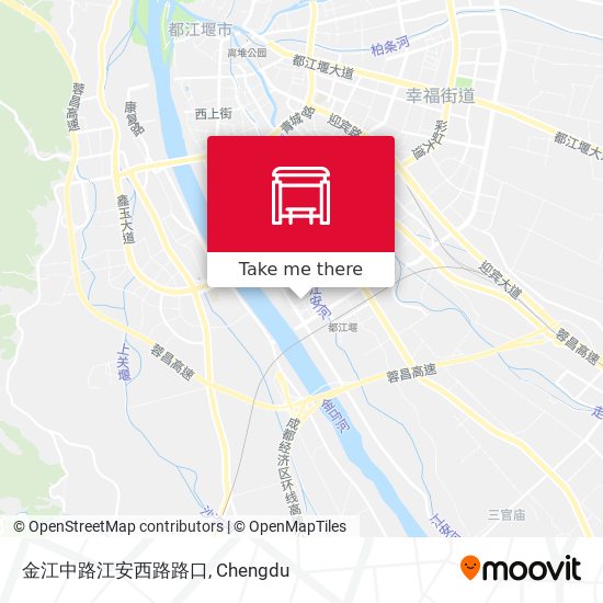 金江中路江安西路路口 map