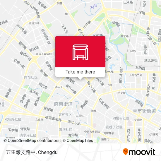 五里墩支路中 map