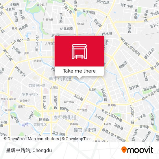 星辉中路站 map