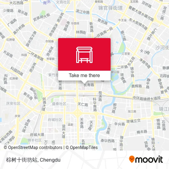 棕树十街坊站 map