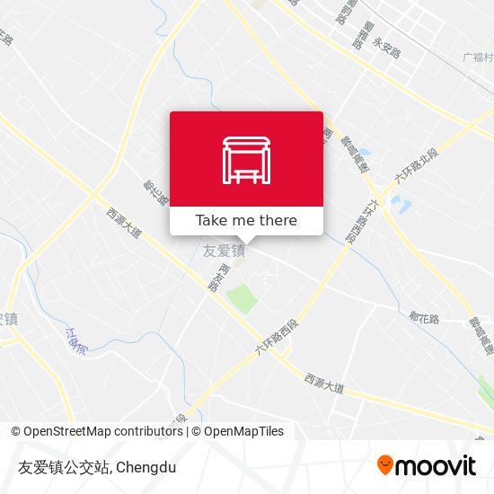 友爱镇公交站 map
