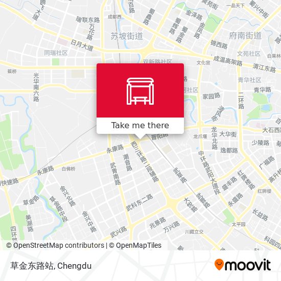 草金东路站 map