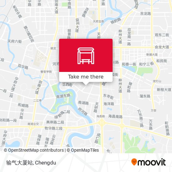 输气大厦站 map