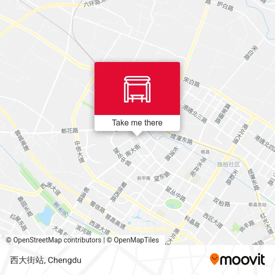 西大街站 map