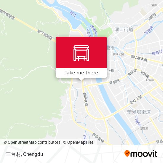 三台村 map